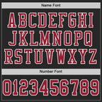 Custom Black Cardinal-White Mesh Authentic Football Jersey photo 3