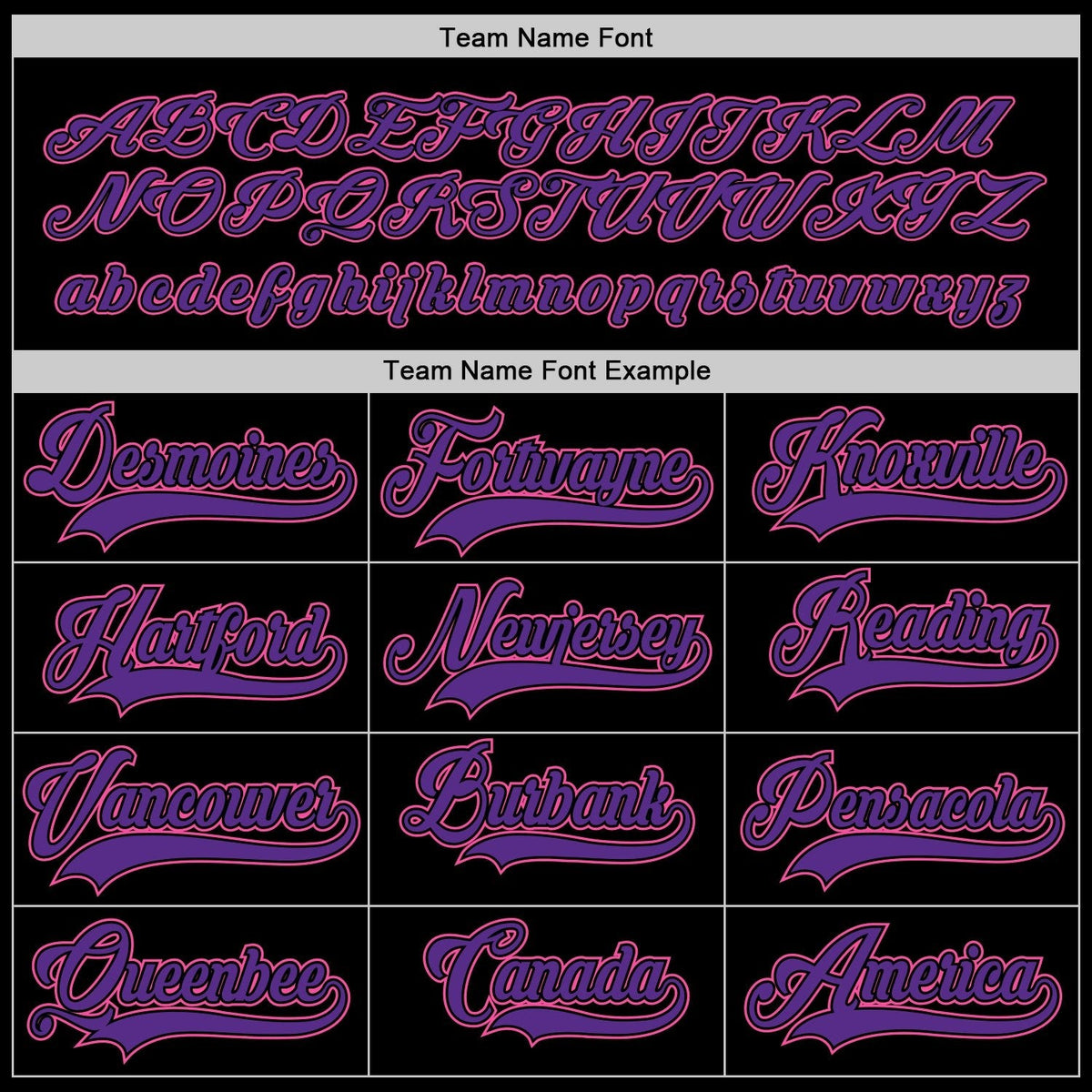 Custom Black Pink-Purple Hockey Jersey photo 2
