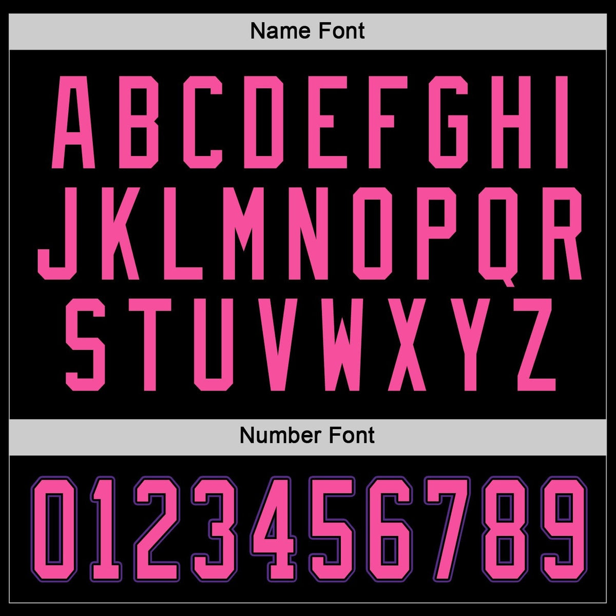 Custom Black Pink-Purple Hockey Jersey photo 3