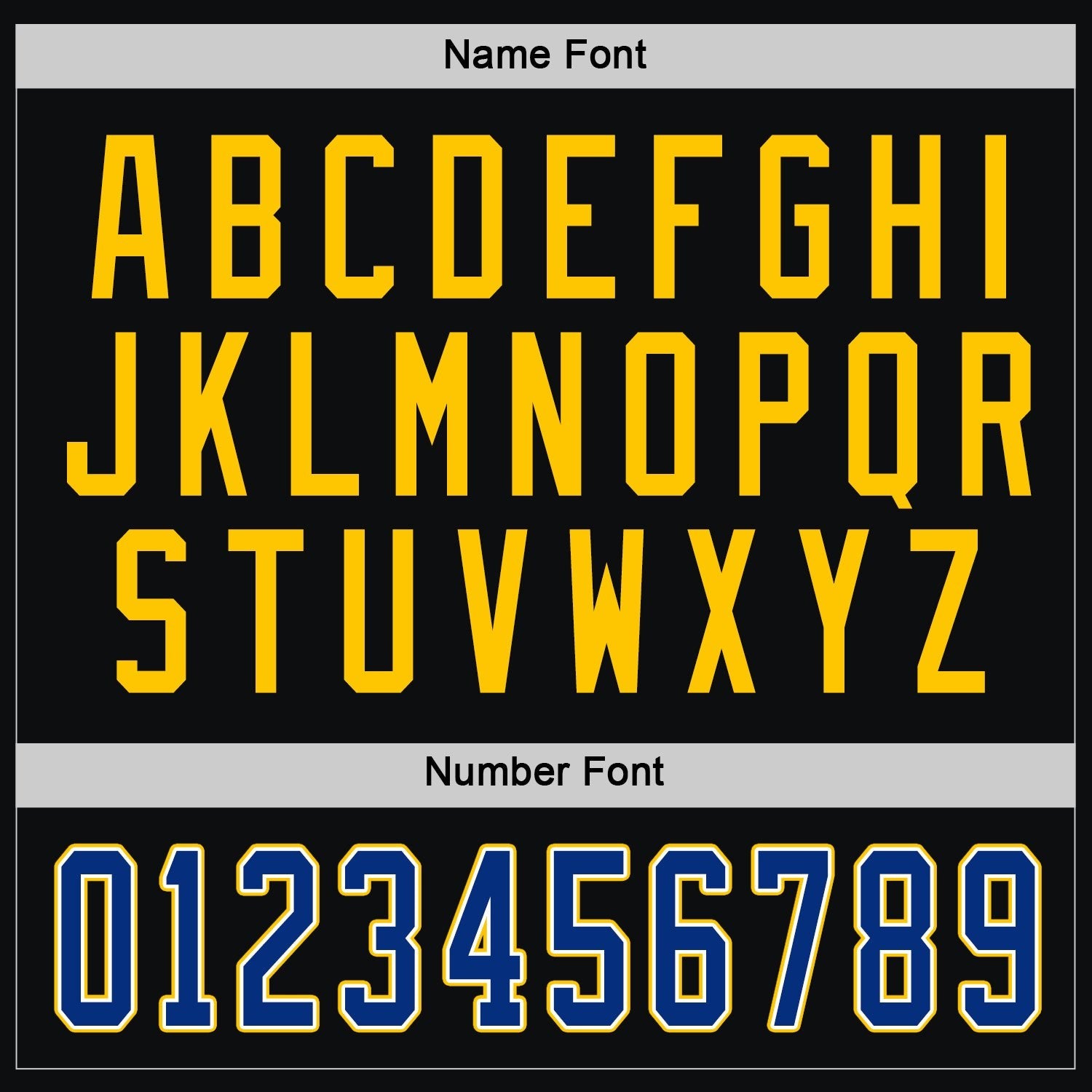 Custom Black Royal-Gold Hockey Jersey photo 3
