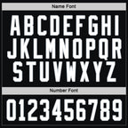 Custom Black White-Silver Hockey Jersey photo 3