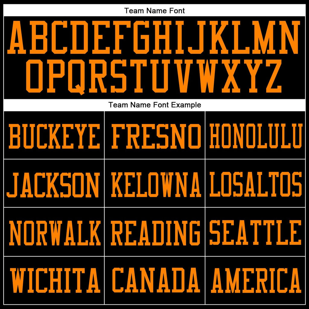 Custom Black Bay Orange Mesh Authentic Football Jersey photo 2