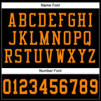 Custom Black Bay Orange Mesh Authentic Football Jersey photo 3