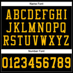 Custom Black Gold Mesh Authentic Football Jersey photo 3