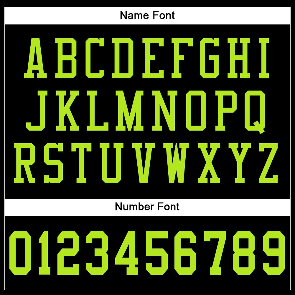 Custom Black Neon Green Mesh Authentic Football Jersey photo 3