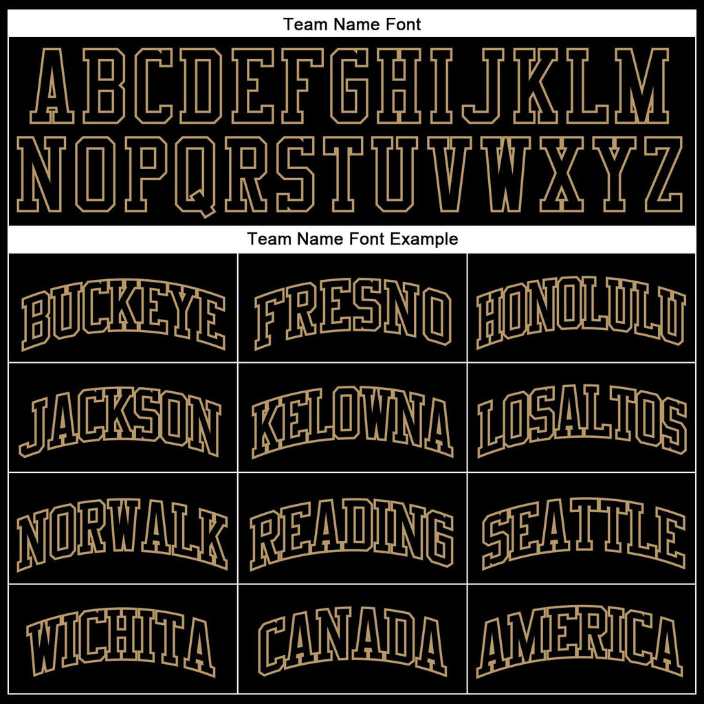 Custom Black Black-Old Gold Authentic Throwback Basketball Jersey photo 2