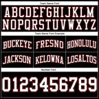 Custom Black White-Red Authentic Throwback Basketball Shorts photo 2