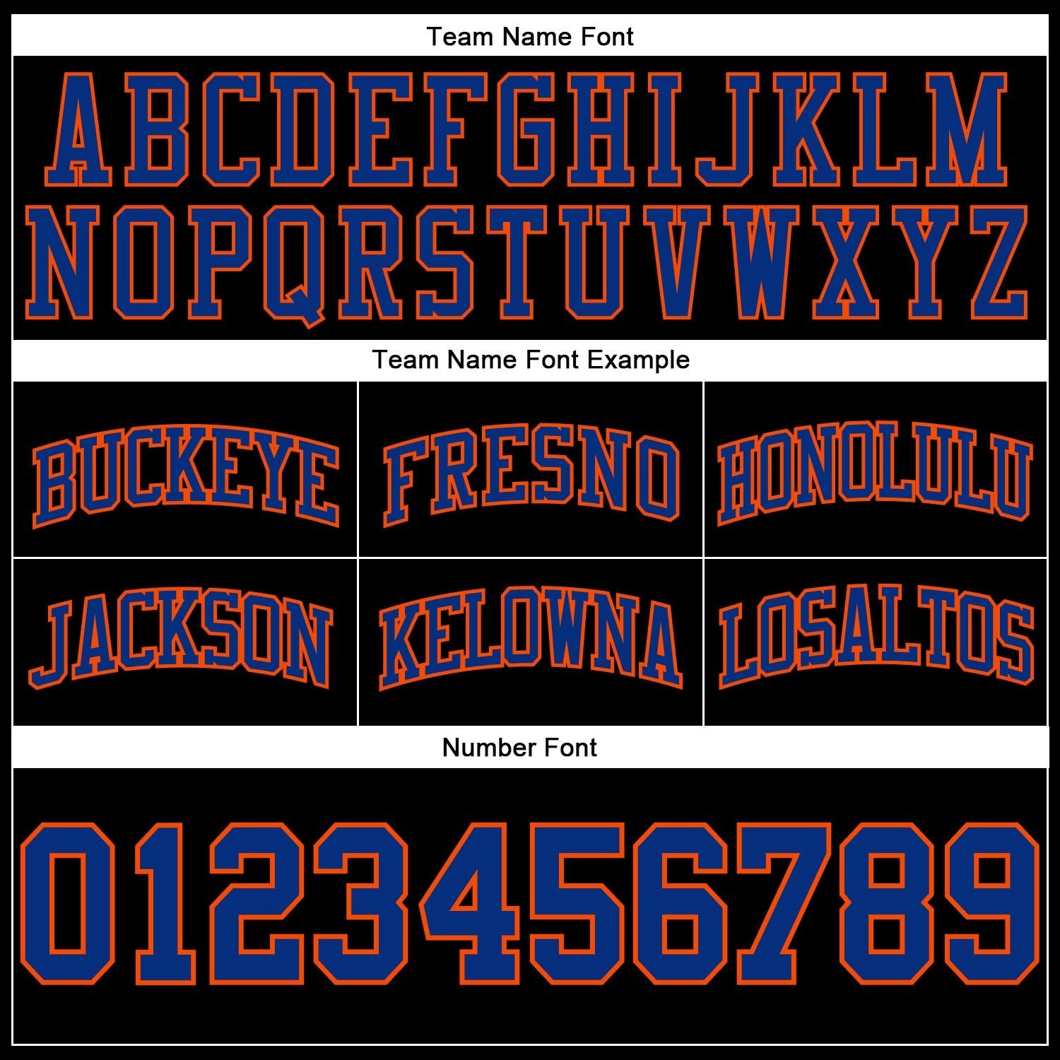 Custom Black Royal-Orange Authentic Throwback Basketball Shorts photo 2
