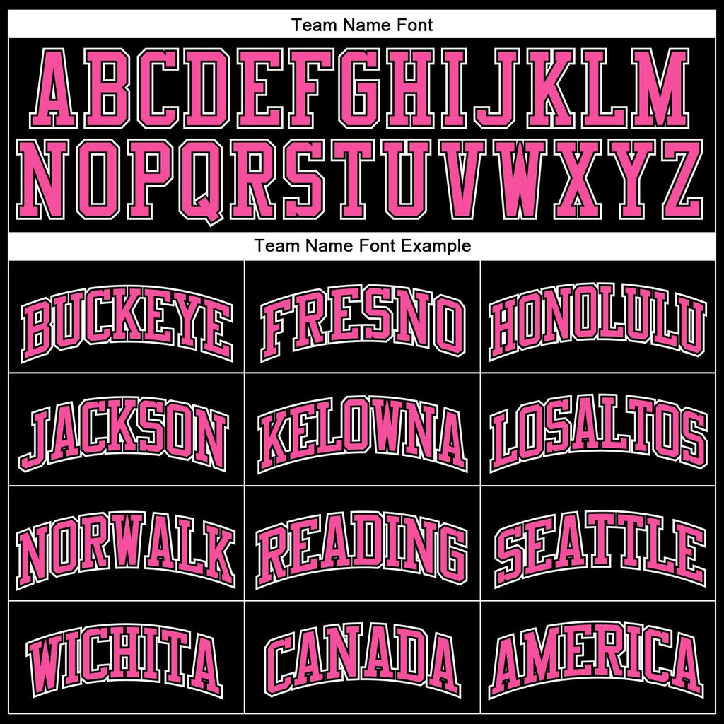 Custom Black Pink Pinstripe Pink-Black Authentic Basketball Jersey photo 2