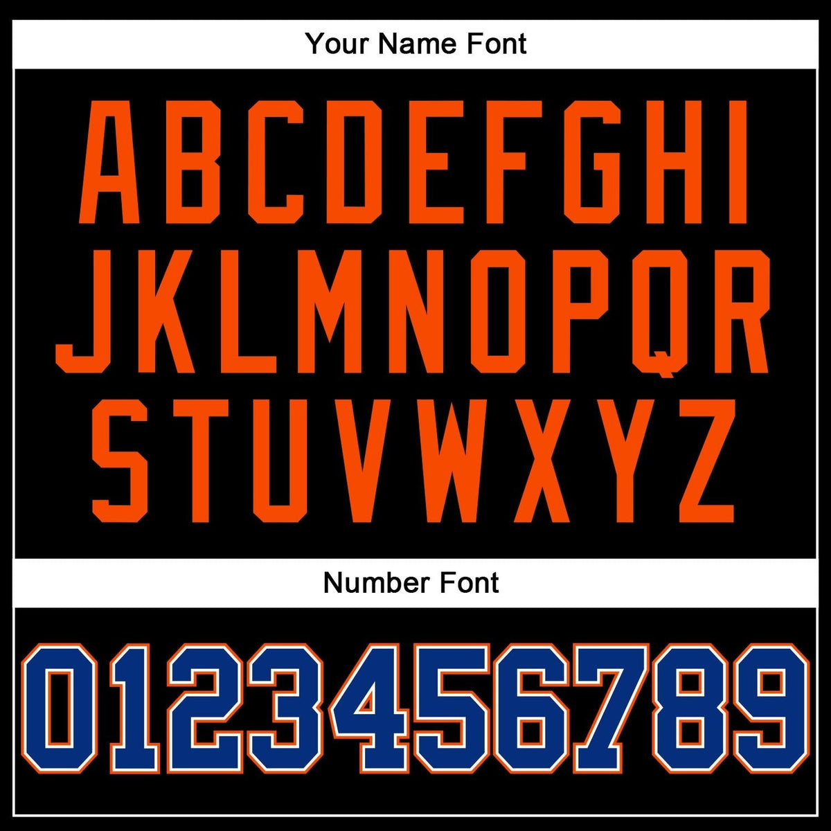 Custom Black Orange Pinstripe Royal-Orange Authentic Basketball Jersey photo 3