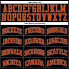 Custom Black Gray Pinstripe Orange-Gray Authentic Basketball Jersey photo 2