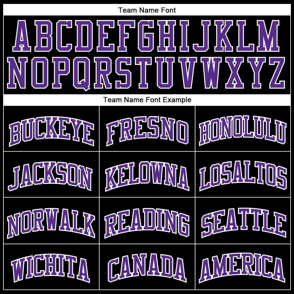 Custom Black White Pinstripe Purple-White Authentic Basketball Jersey photo 2