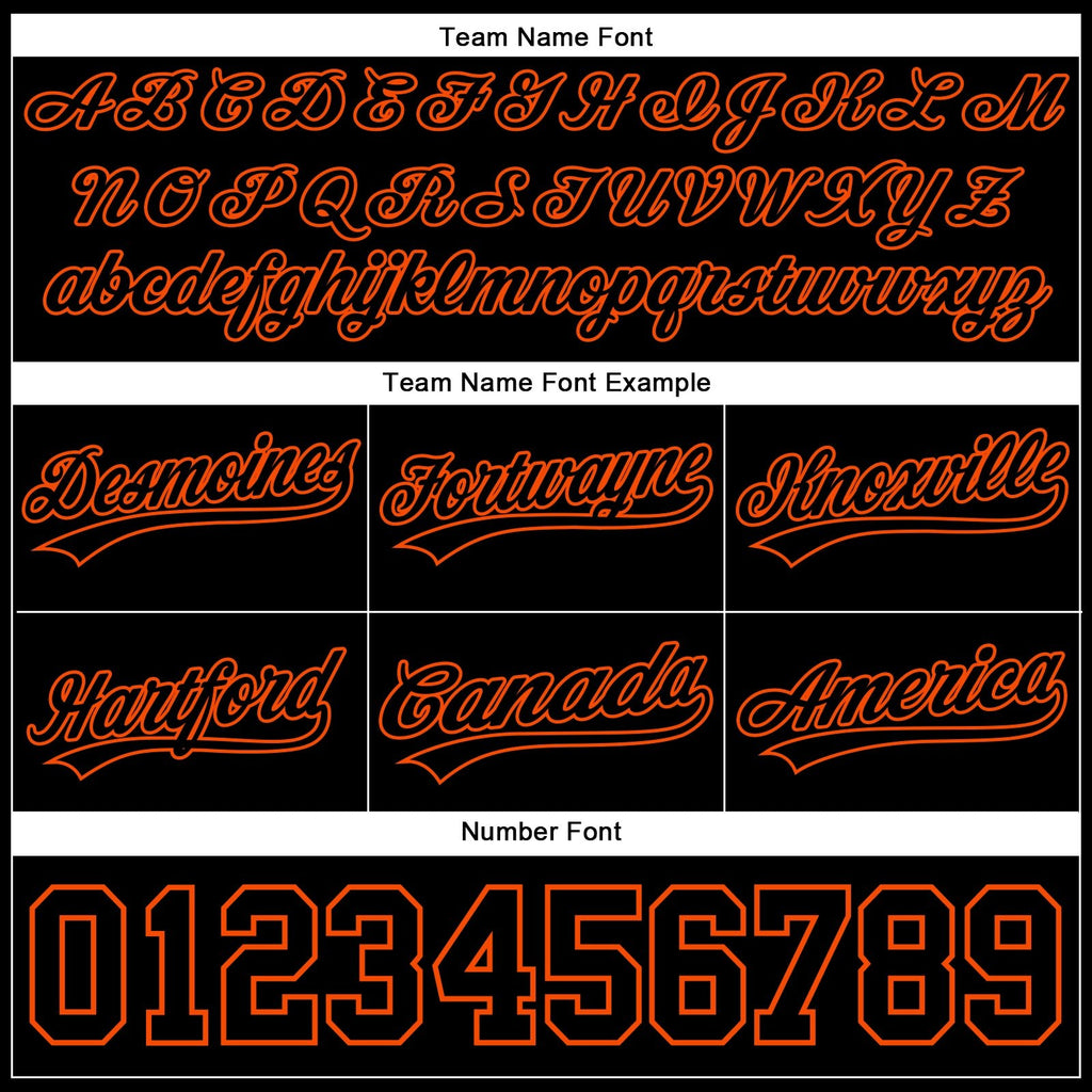 Custom Black Orange Authentic Throwback Basketball Shorts photo 2