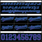 Custom Black Purple-Teal Authentic Throwback Basketball Shorts photo 2