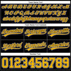 Custom Black Gold-White Authentic Basketball Shorts photo 3