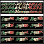 Custom Black Vintage Mexican Flag-City Cream Performance T-Shirt photo 2