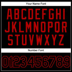 Custom Black Red Performance T-Shirt photo 3