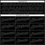 Custom Black Steel Gray Performance T-Shirt photo 2