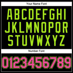 Custom Black Pink-Neon Green Performance T-Shirt photo 3
