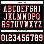 Custom Black White-Red Mesh Authentic Football Jersey photo 3