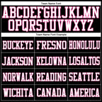 Custom Black White-Pink Mesh Authentic Football Jersey photo 2