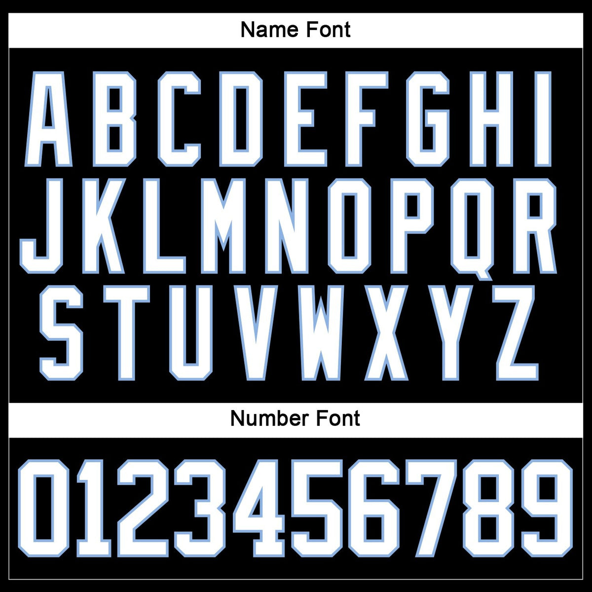 Custom Black White-Light Blue Hockey Lace Neck Jersey photo 4