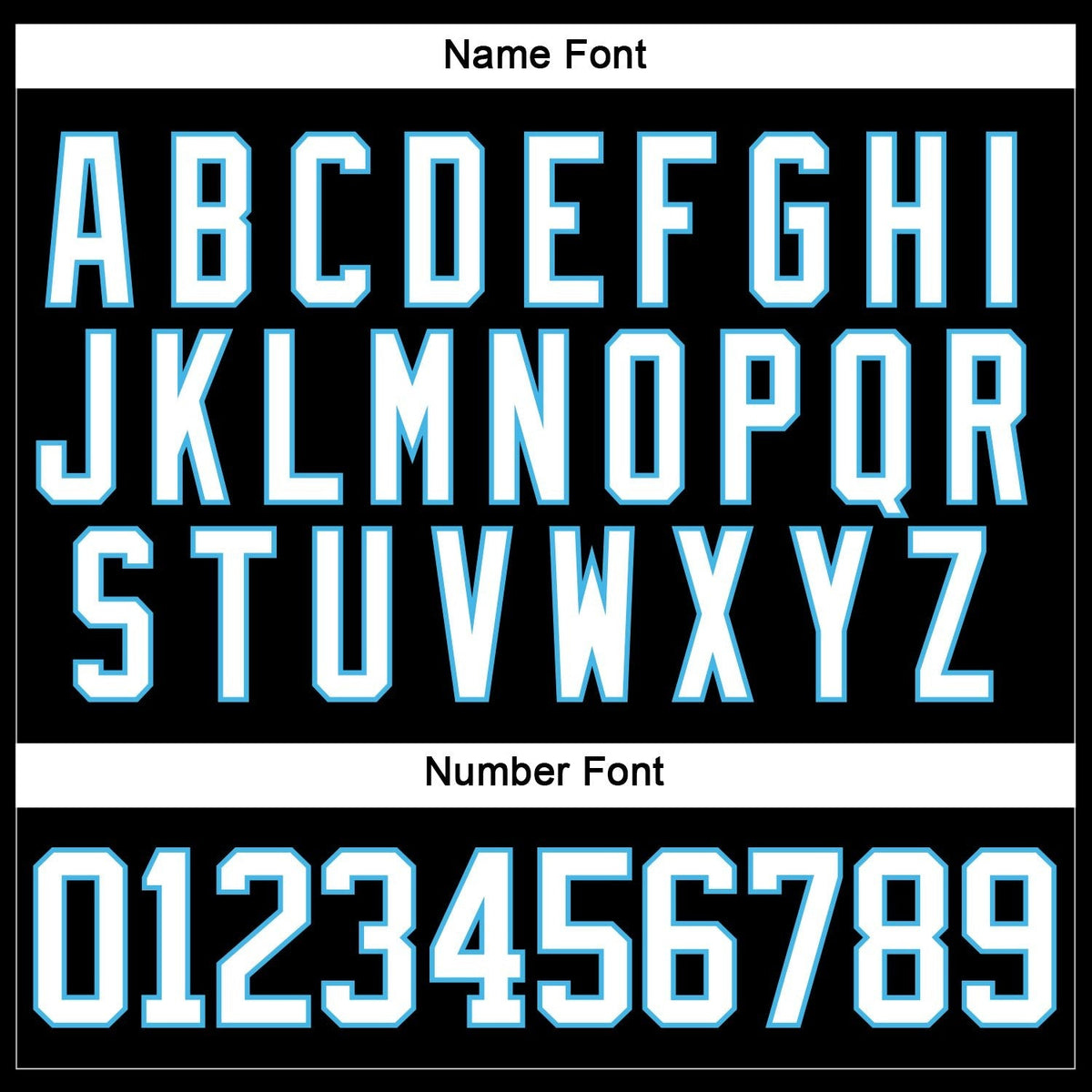 Custom Black White-Sky Blue Hockey Lace Neck Jersey photo 4