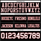Custom Black White-Red Authentic Football Jersey photo 3