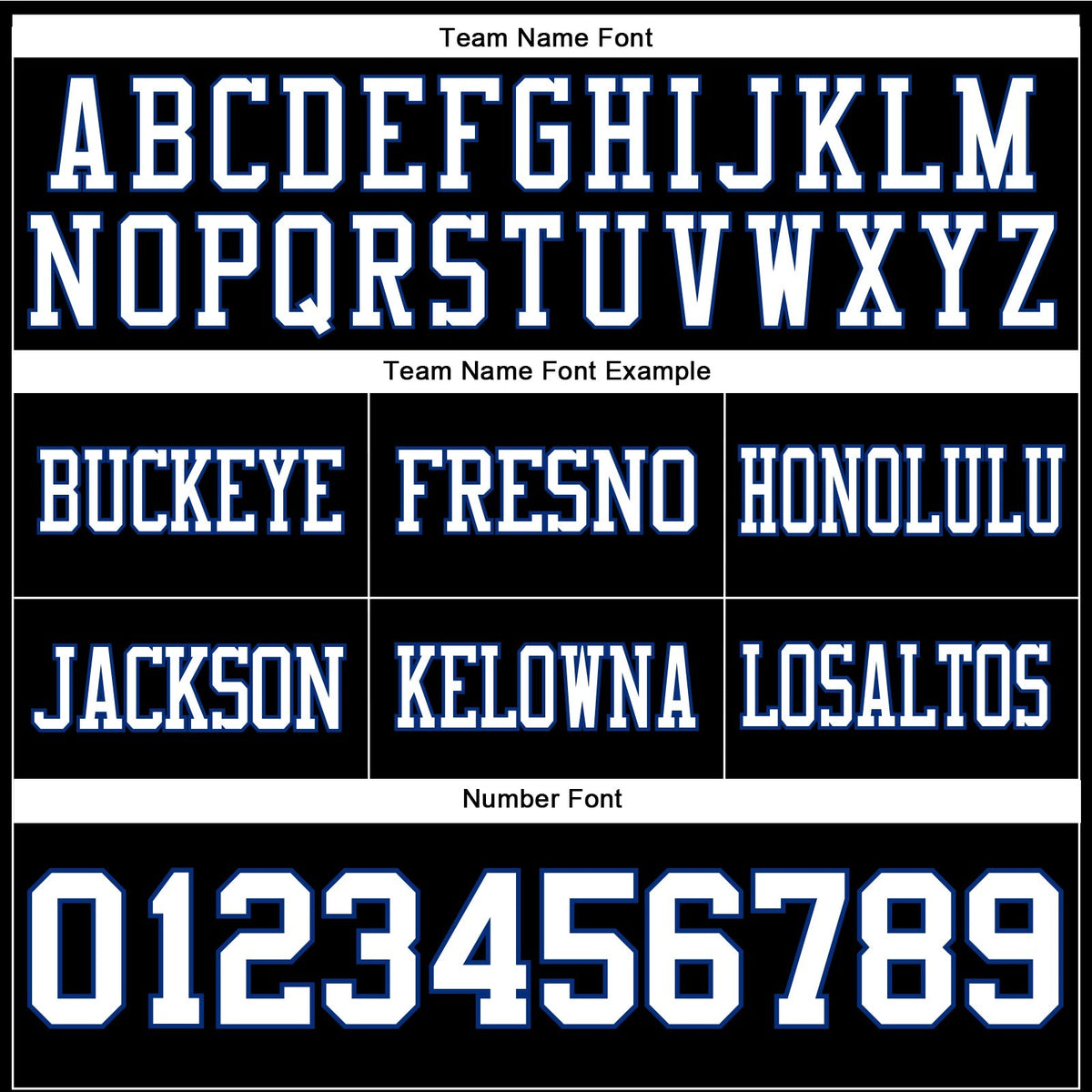 Custom Black White-Royal Authentic Football Jersey photo 3