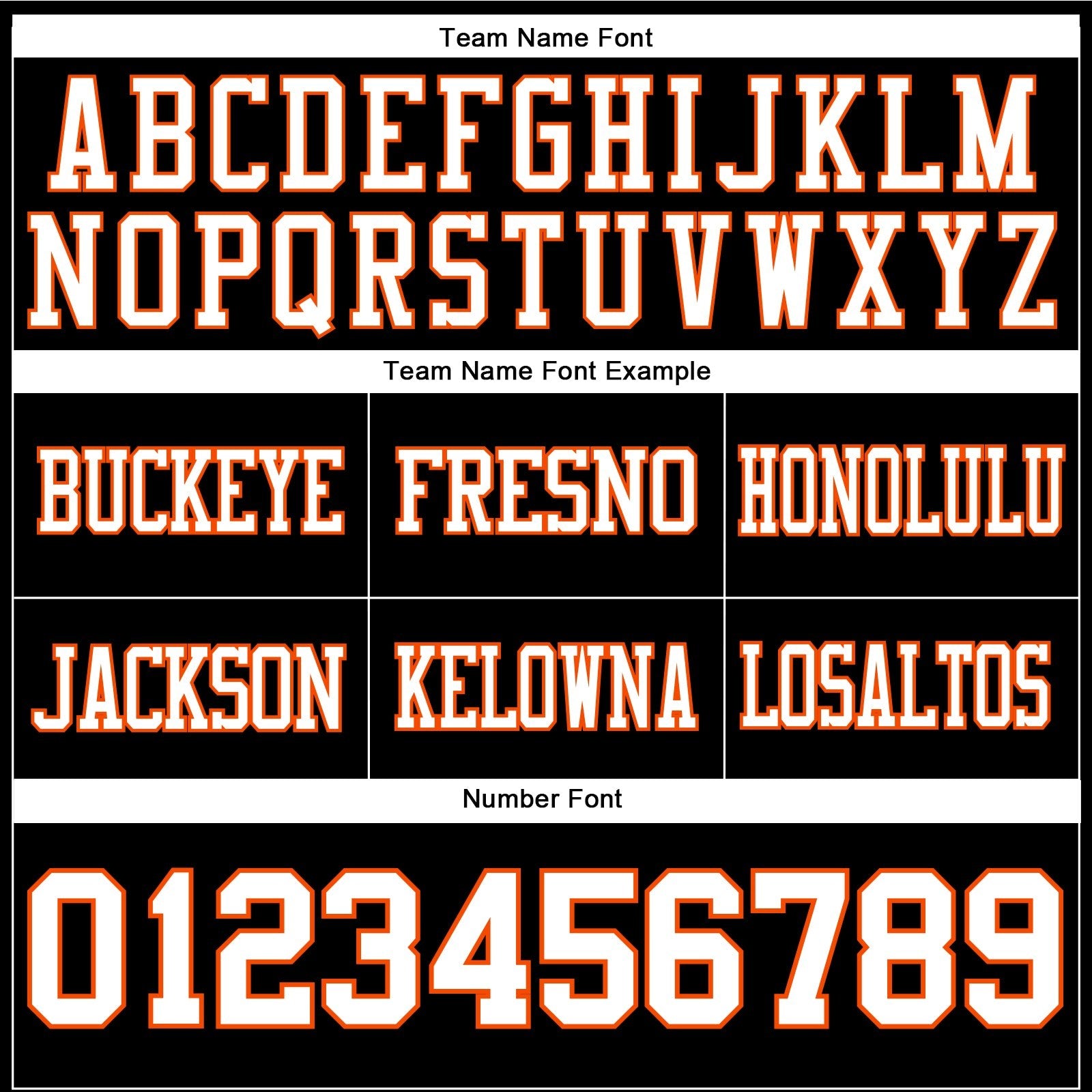 Custom Black White-Orange Authentic Football Jersey photo 3