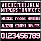 Custom Black White-Pink Authentic Football Jersey photo 3