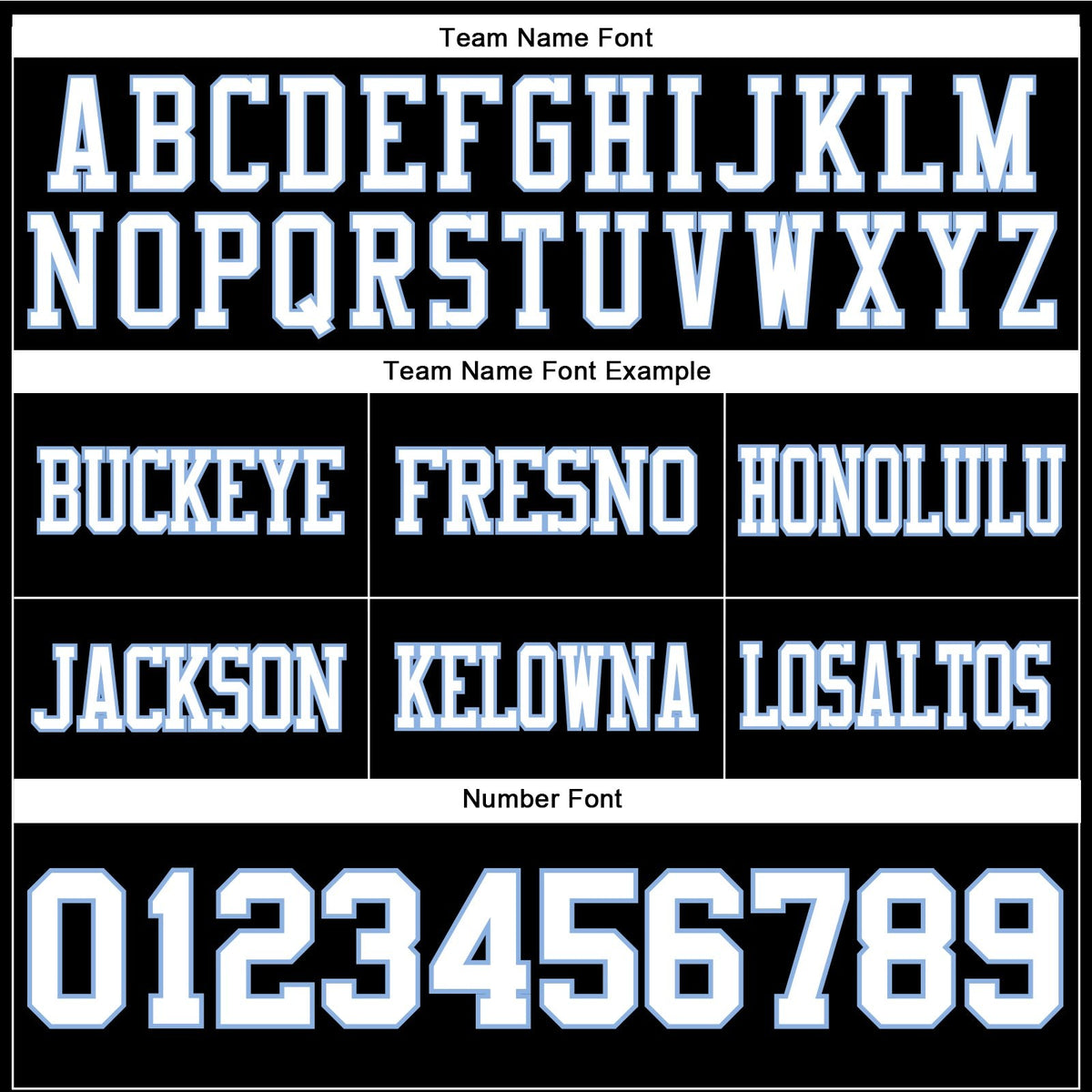 Custom Black White-Light Blue Authentic Football Jersey photo 2