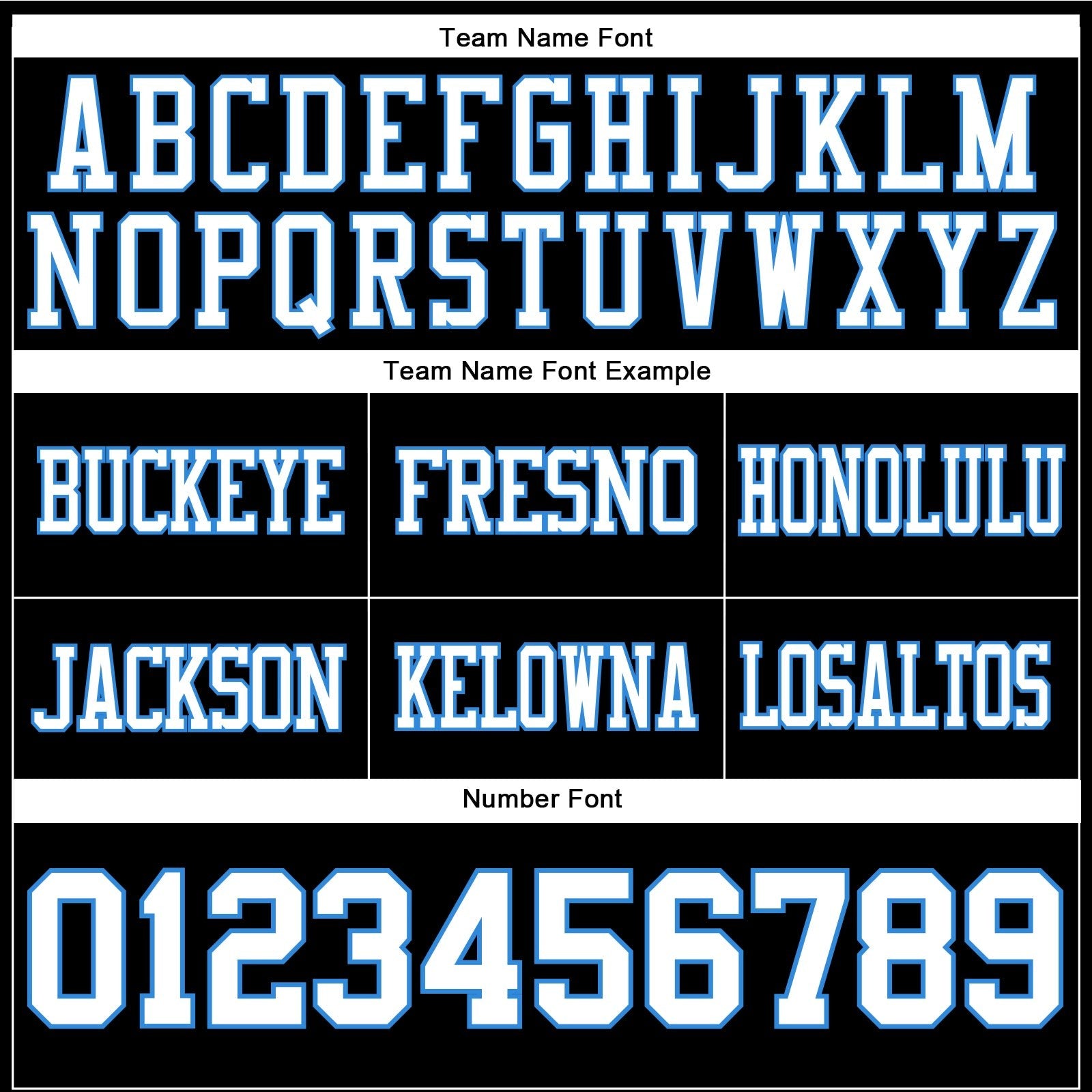 Custom Black White-Powder Blue Authentic Football Jersey photo 3