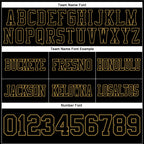 Custom Black Old Gold-Red Authentic Football Jersey photo 2