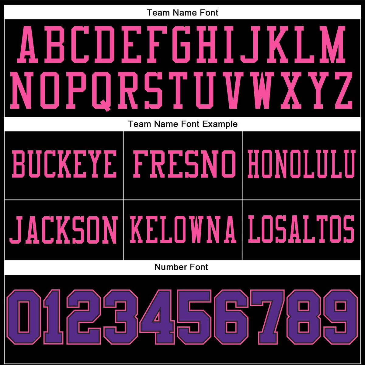 Custom Black Purple-Pink Authentic Football Jersey photo 3