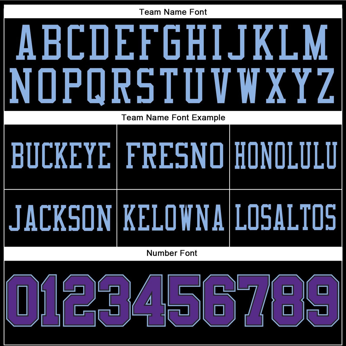 Custom Black Purple-Light Blue Authentic Football Jersey photo 2