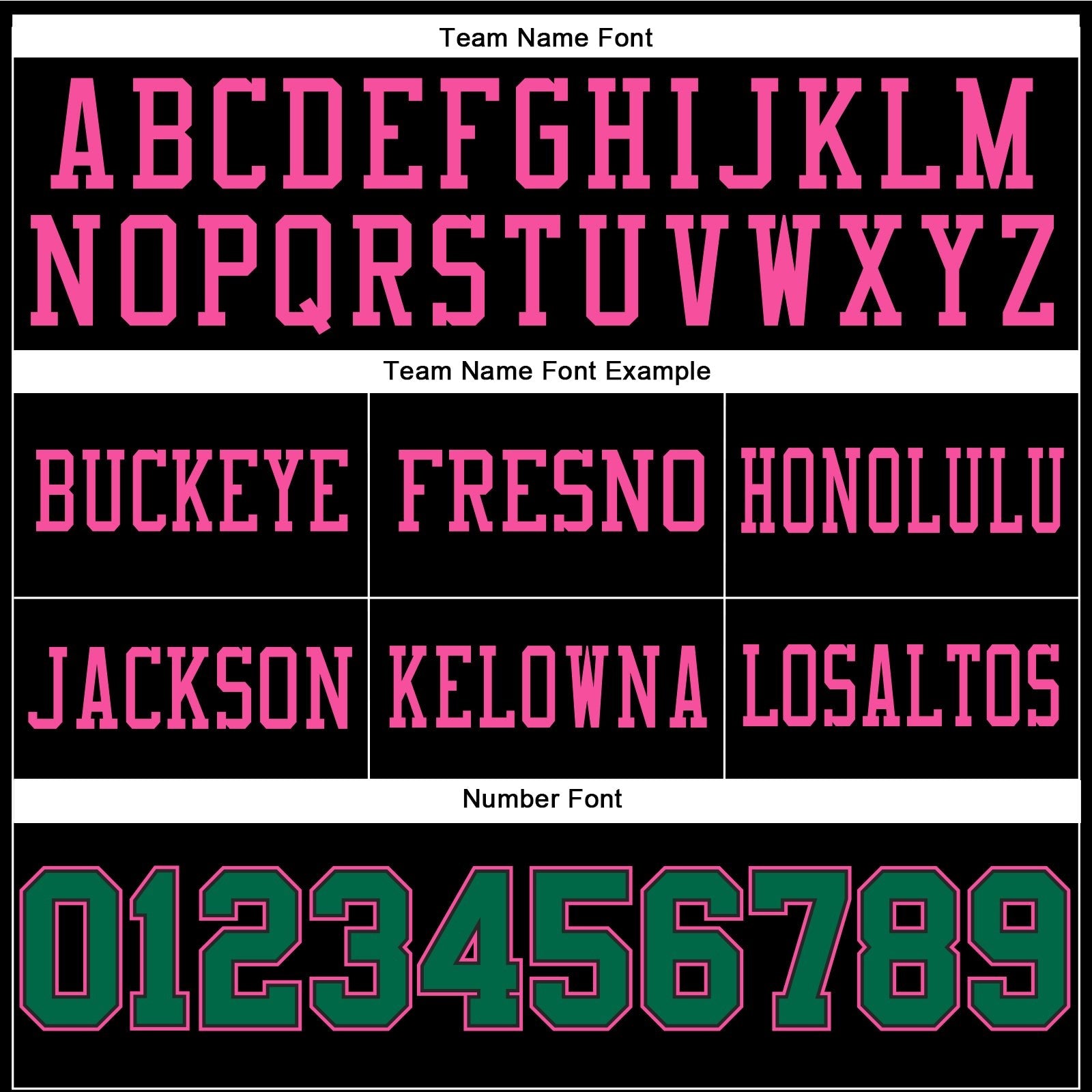 Custom Black Kelly Green-Pink Authentic Football Jersey photo 3