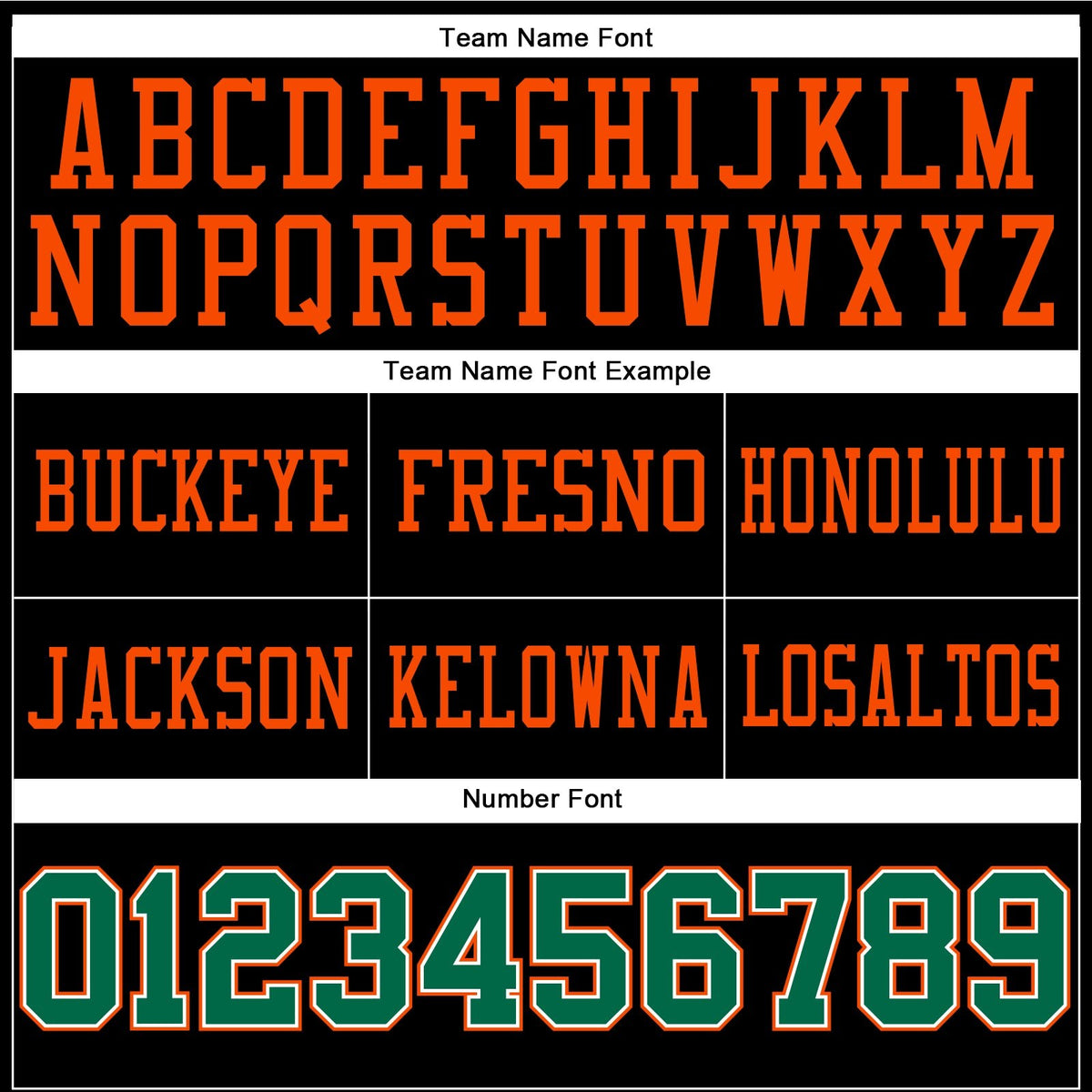 Custom Black Kelly Green-Orange Authentic Football Jersey photo 2