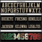 Custom Black Vintage Mexican Flag Kelly Green Red-City Cream Authentic Football Jersey photo 3