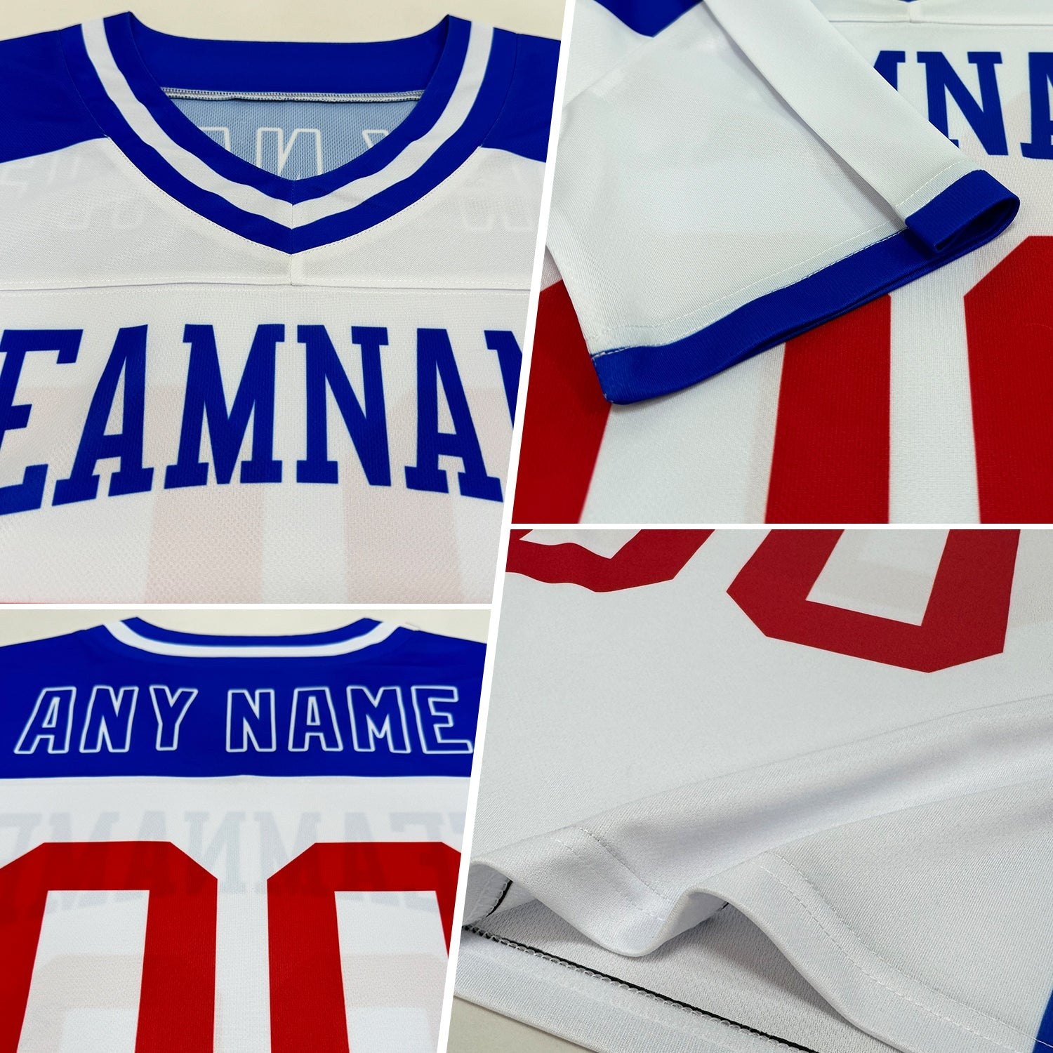 Custom Black Red-Yellow Authentic Football Jersey photo 2
