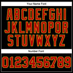 Custom Black Red-Yellow Authentic Football Jersey photo 5