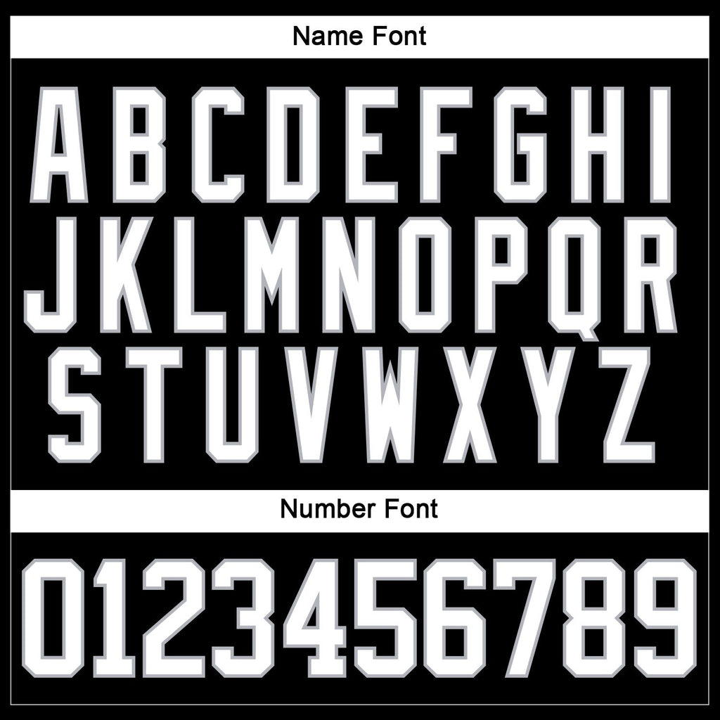 Custom Black White-Gray Hockey Lace Neck Jersey photo 4