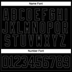 Custom Black Steel Gray Hockey Jersey photo 4