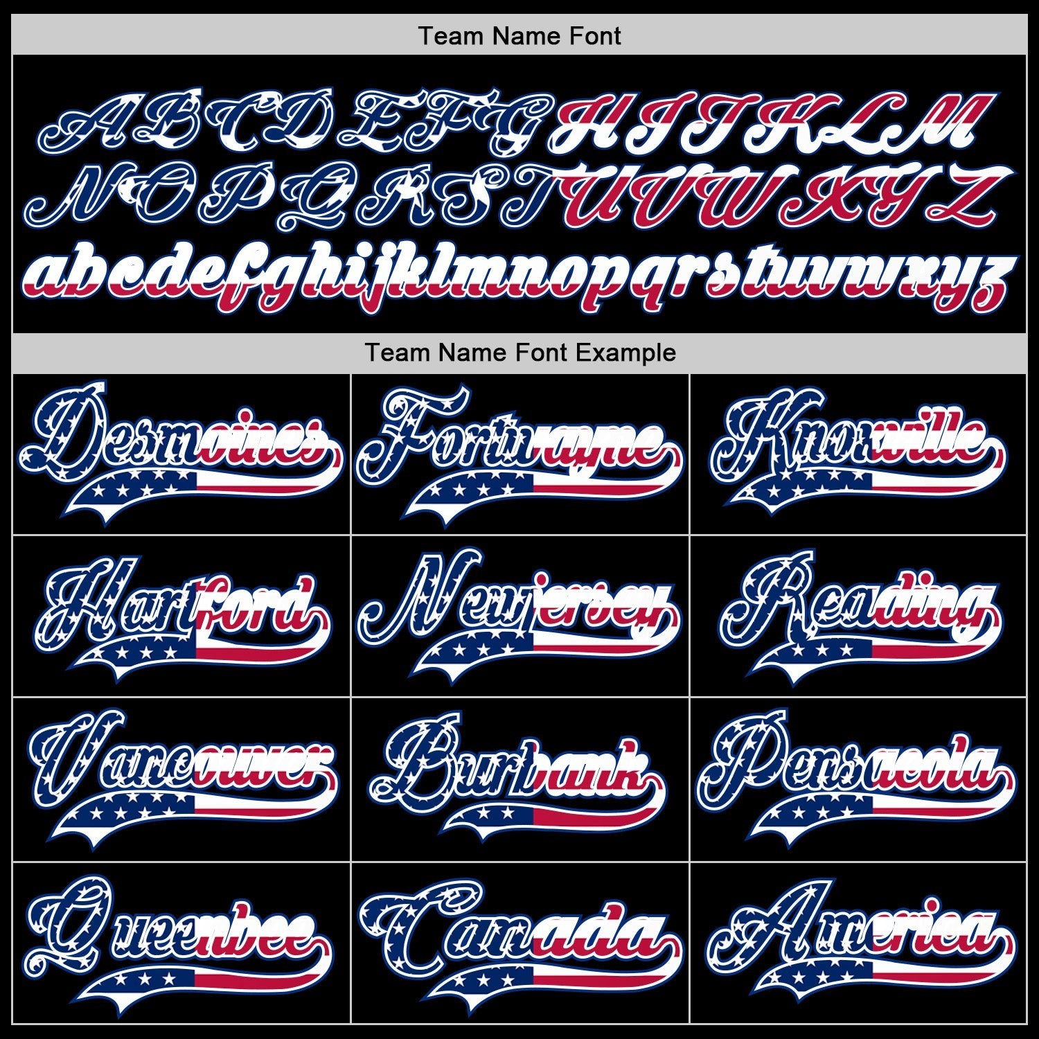Custom Black USA Flag Royal-Red Hockey Jersey photo 3