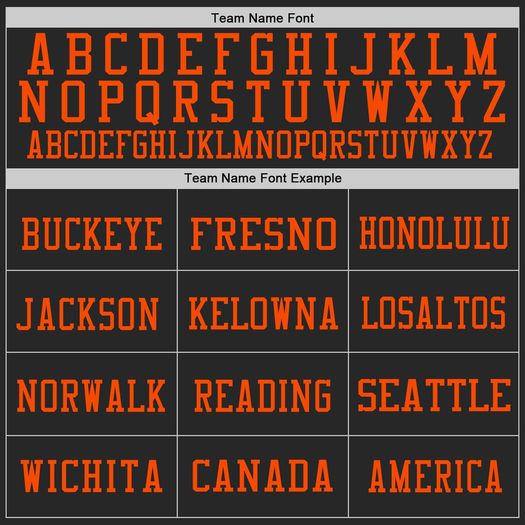 Custom Black White-Orange Mesh Authentic Football Jersey photo 2