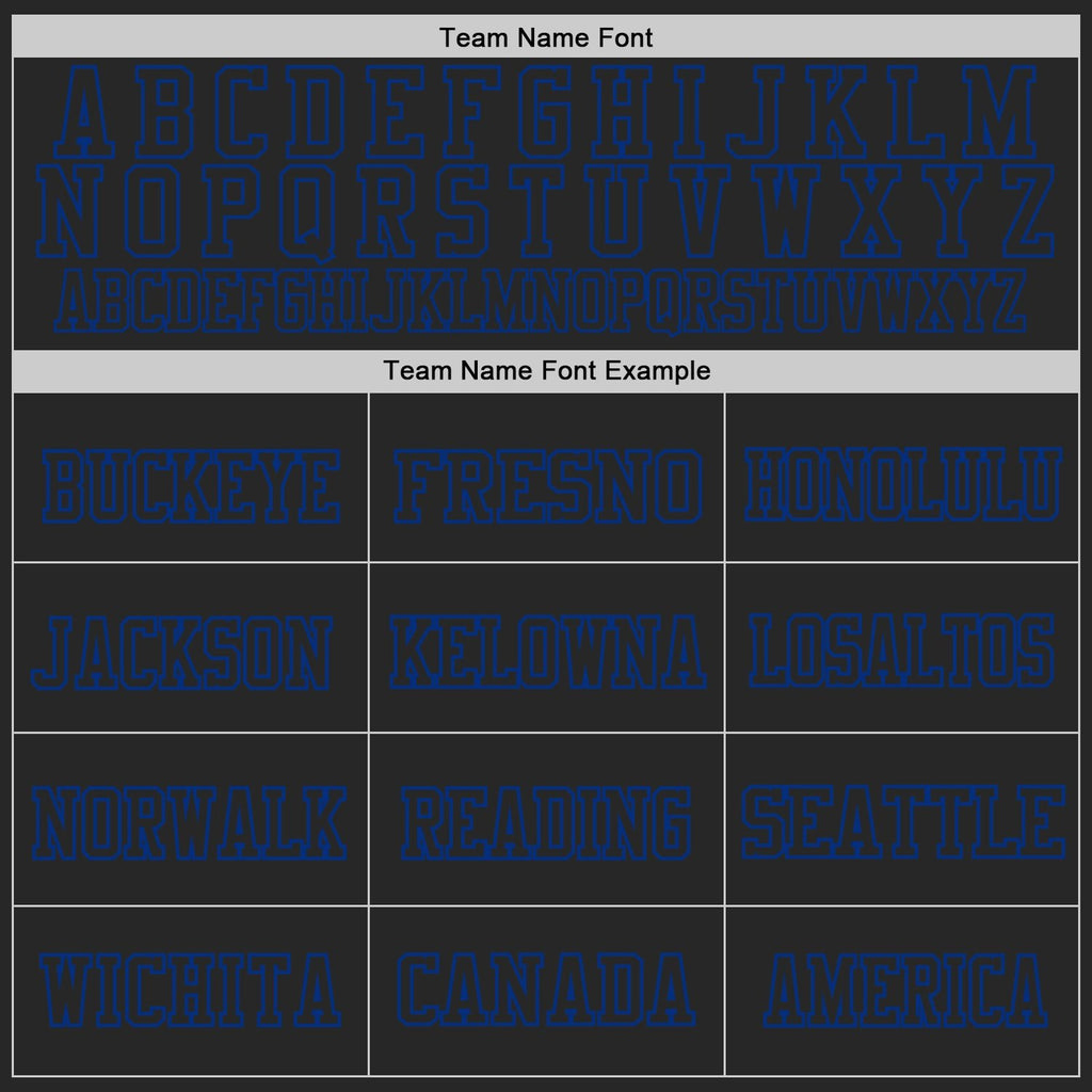Custom Black Royal Mesh Authentic Football Jersey photo 2