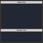 Custom Black Royal Mesh Authentic Football Jersey photo 3