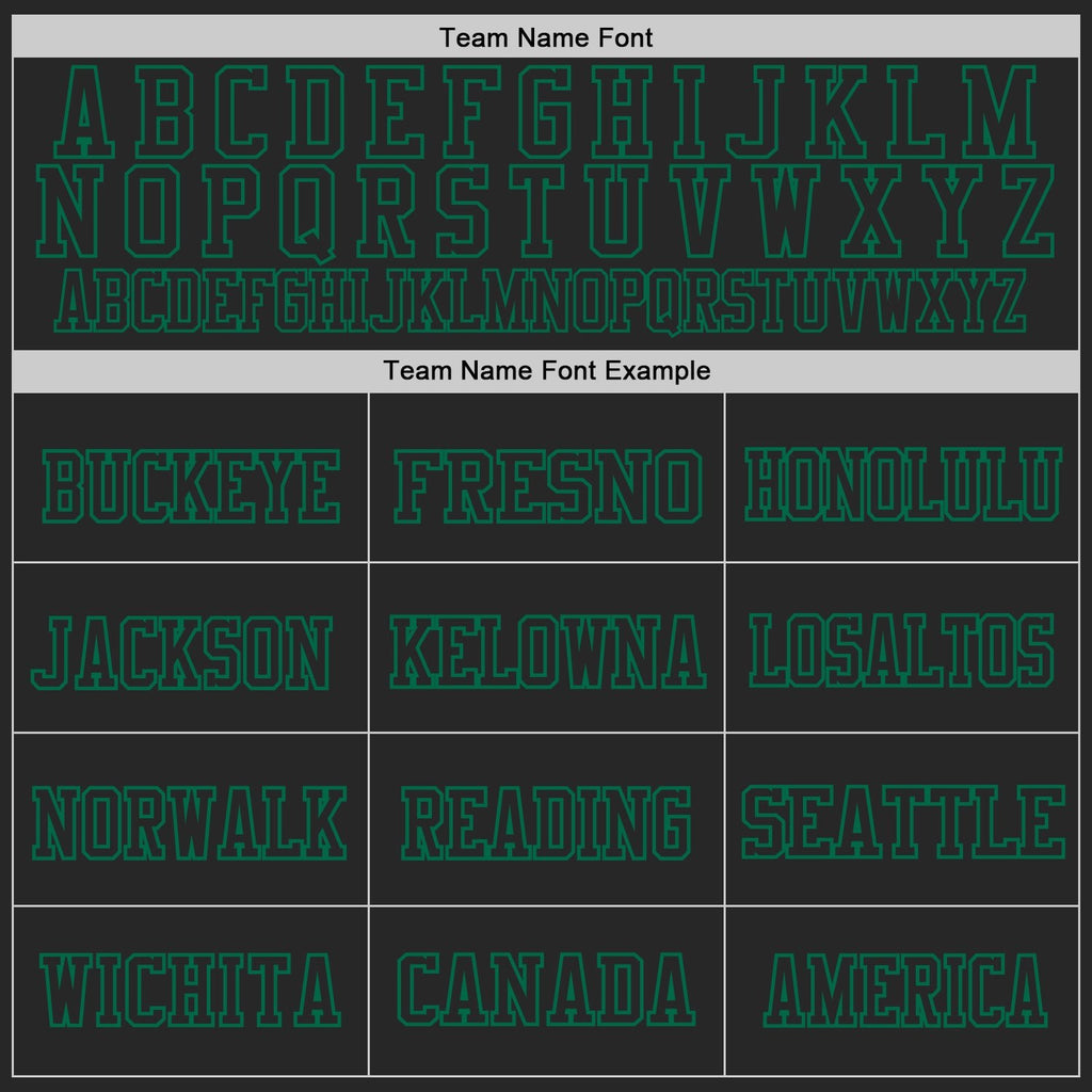 Custom Black Kelly Green Mesh Authentic Football Jersey photo 2