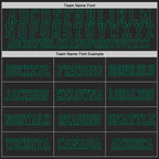 Custom Black Kelly Green Mesh Authentic Football Jersey photo 2