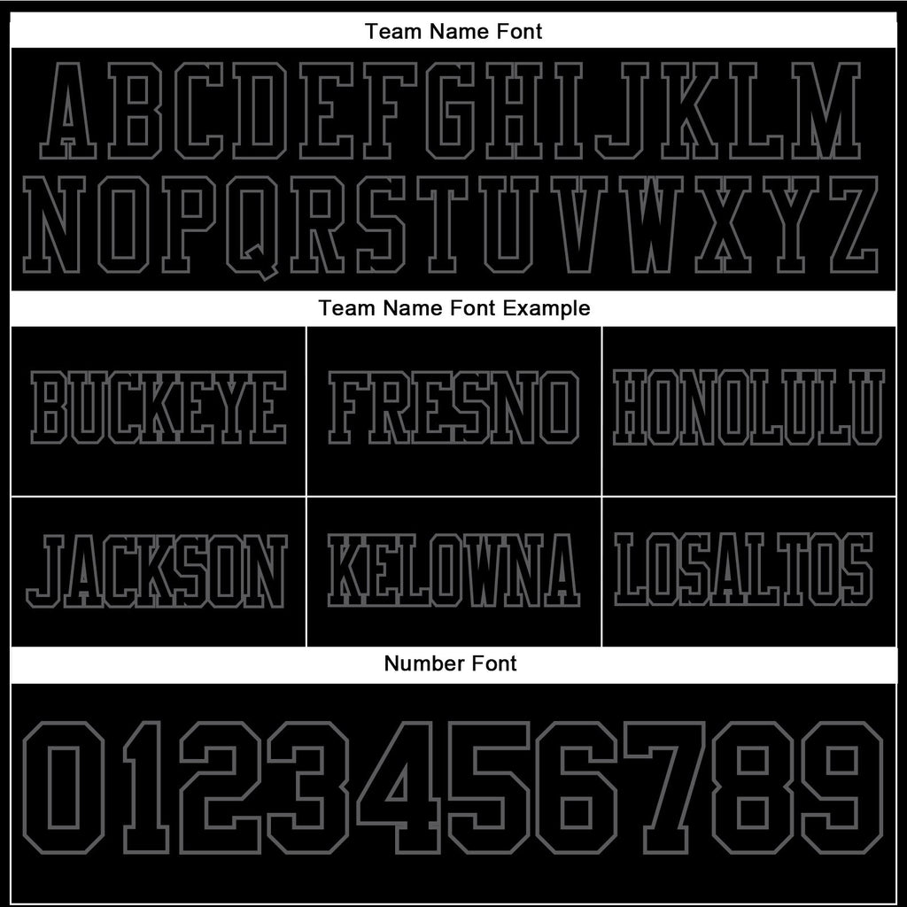 Custom Black Steel Gray Authentic Football Jersey photo 4